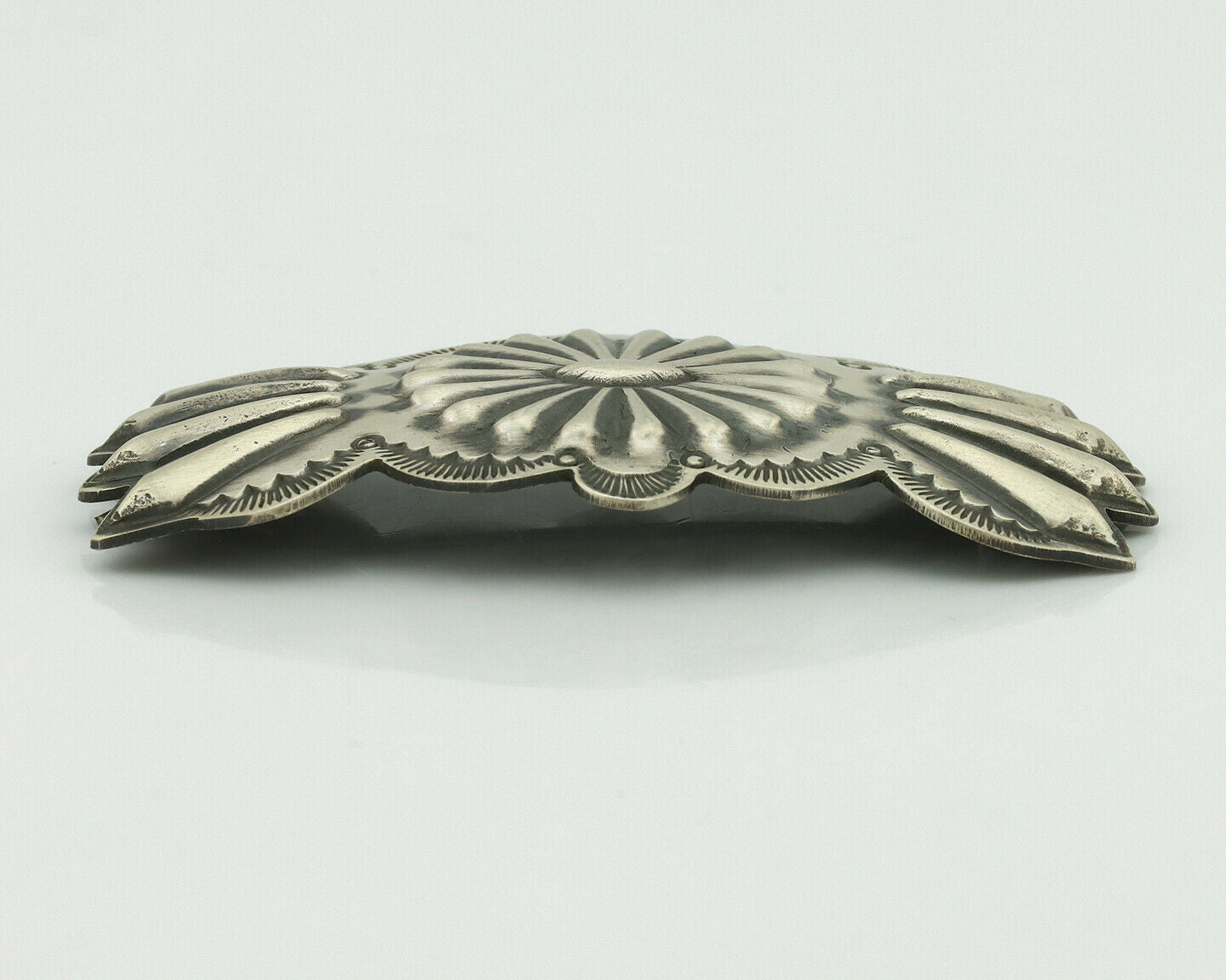 Women's Navajo Hair Clip .925 Silver Handmade Native Artist C.80's