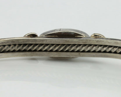 Women's Navajo .925 Silver Kingman Turquoise Artist Inca MFG Circa 1990's