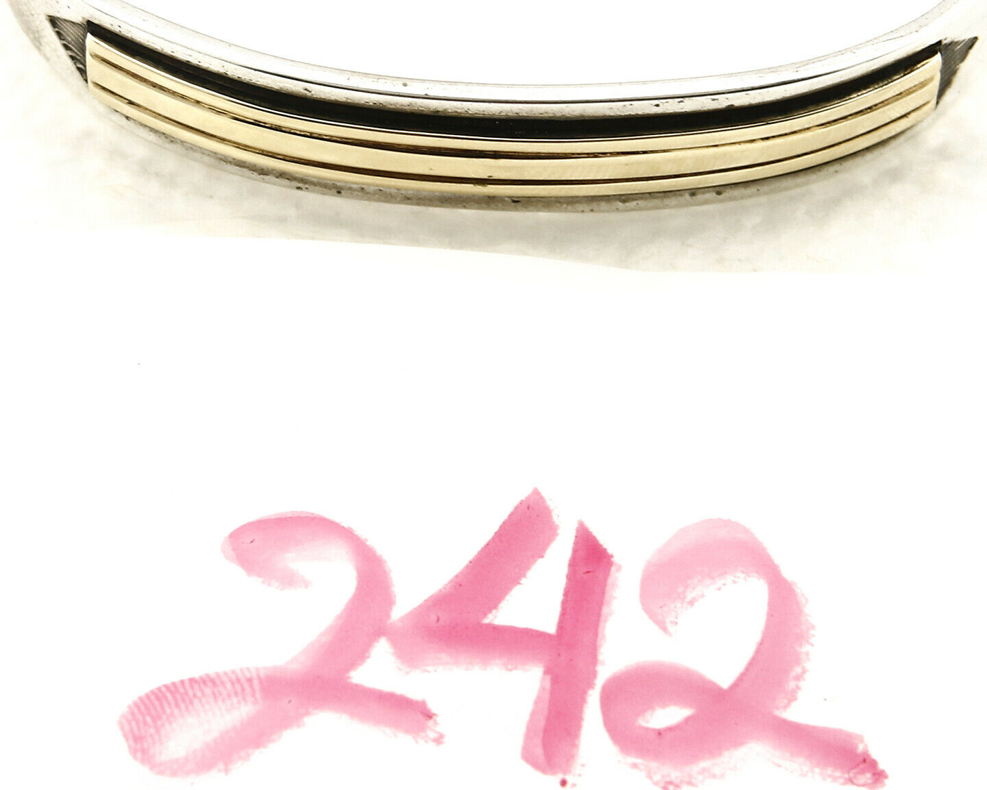 Navajo Bracelet .925 Silver & 14k Solid Gold MM Rogers and TAS Cuff C.80's