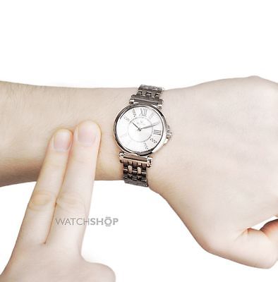 Bulova 96P134 Women's Diamond White MOP Dial Steel Bracelet Watch Modern Dress