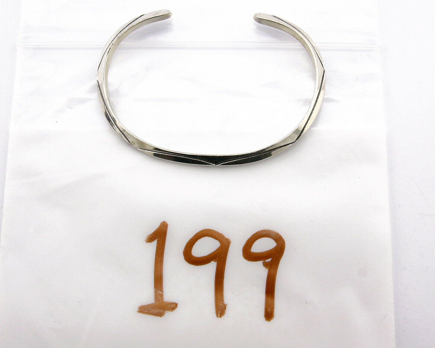 Navajo Bracelet .925 Silver Hand Stamped Artist Signed TAHE C.80's