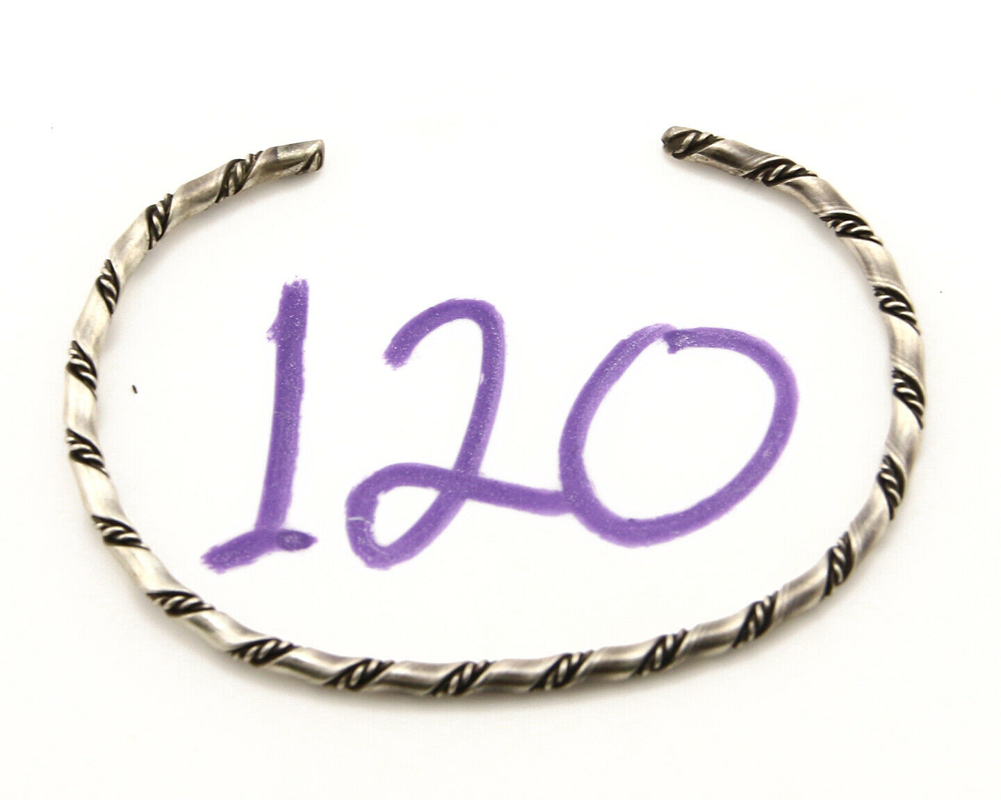 Navajo Bracelet .925 Silver Handmade Native American Artist Circa 70's