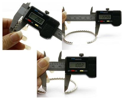 Navajo Bracelet .925 Silver Native American Artist Handmade 3.0 mm wide C.1980's