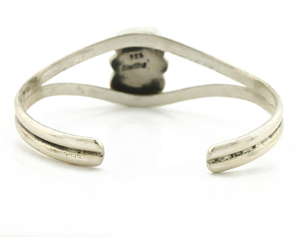 Navajo Bracelet .925 Silver Coral & Turquoise Native American C.90's