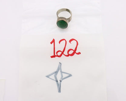 Navajo Handmade Ring .925 Silver Turquoise Artist Signed C. Montoya C.80's