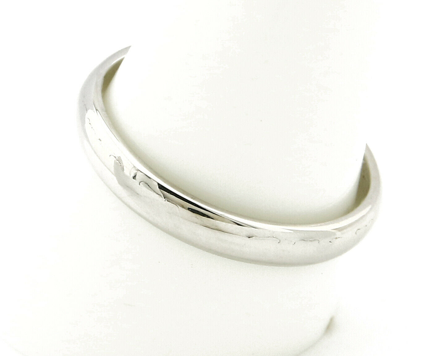 Wedding Band 18k Gold SOLID White 3.5 mm Wide Ring