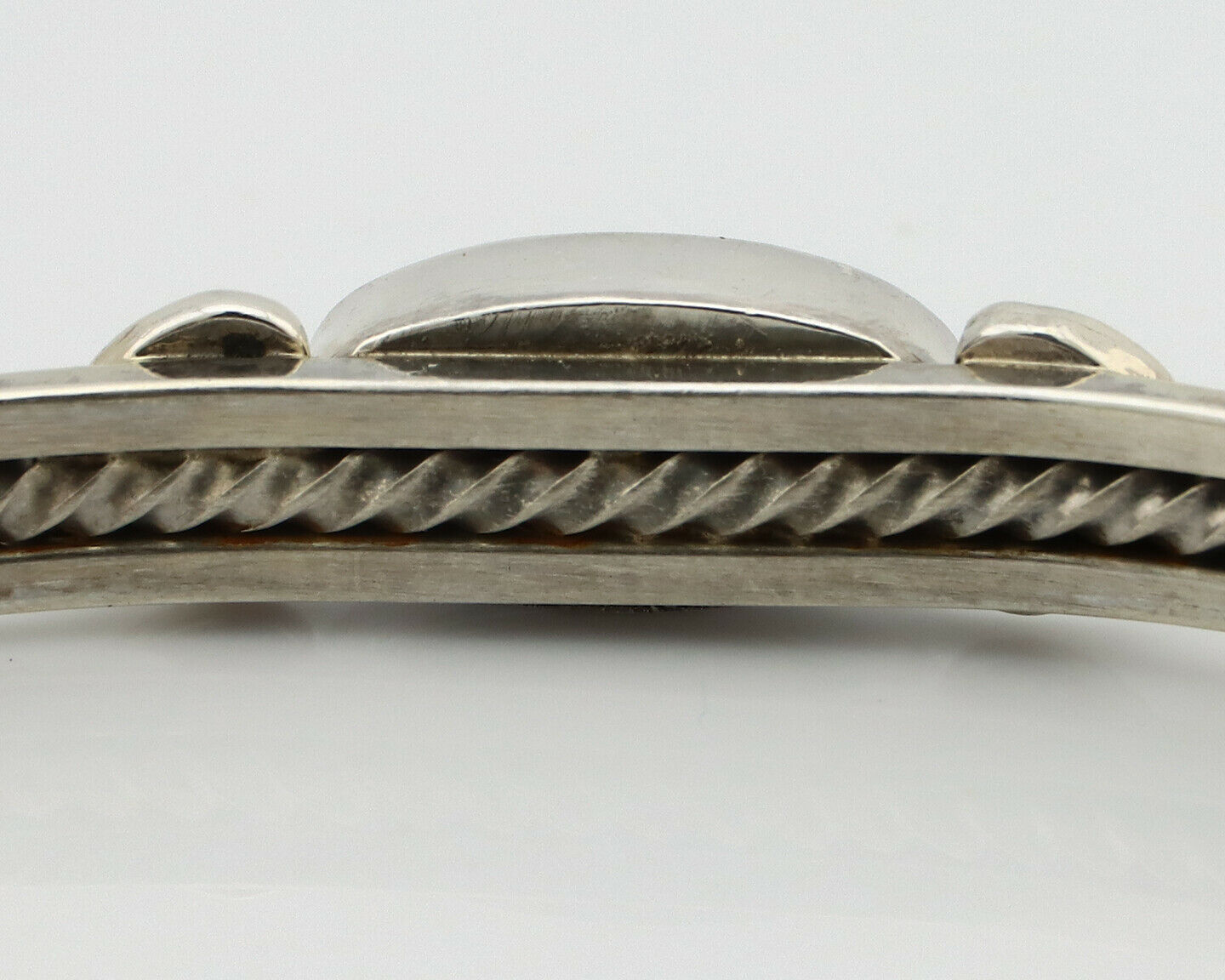 Women's Navajo .925 Silver Kingman Turquoise Artist Inca MFG Circa 1990's