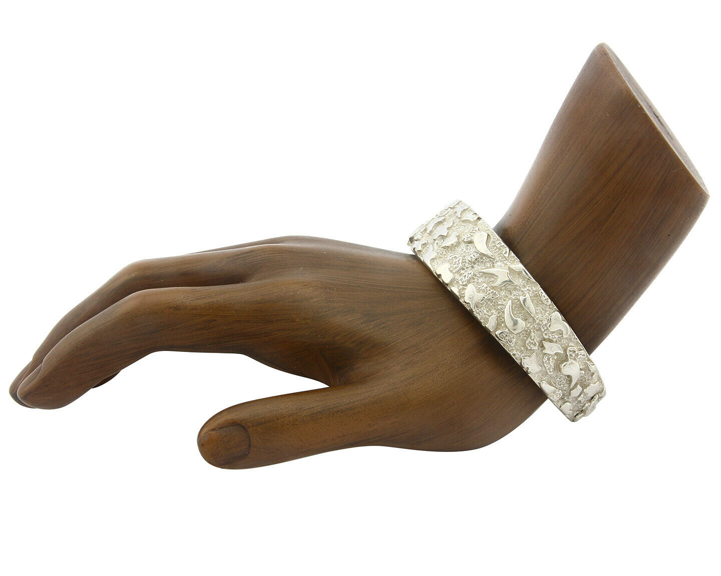 Navajo Bracelet .925 Silver Hand Stamped Arrow Head Signed Montoya C.80's