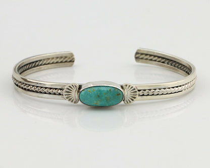 Women's Navajo .925 Silver Nevada Turquoise Artist Inca MFG Circa 1990's