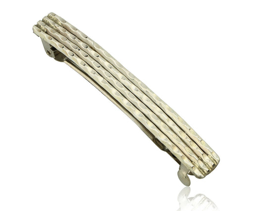 Women's Navajo Hair Clip .925 Silver Handmade Native Artist C.80's