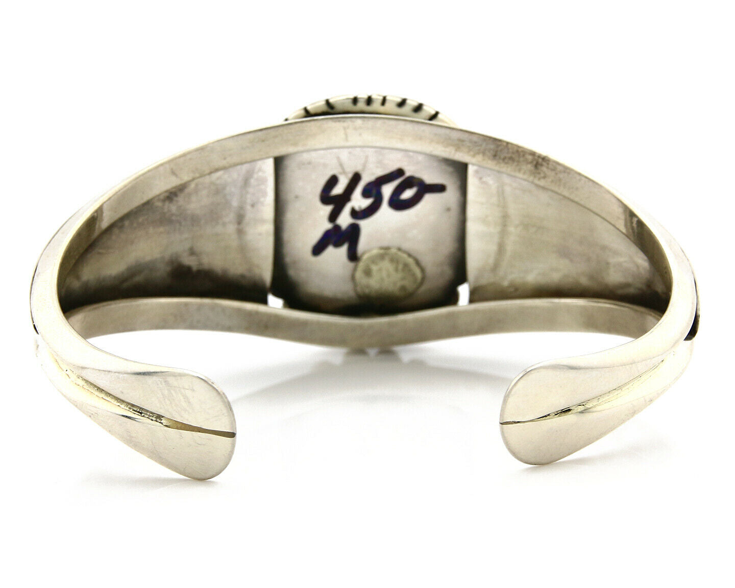 Navajo Bracelet .925 Silver Royston Turquoise Artist Native C.80's