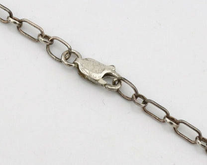 Navajo Necklace .925 Silver Sleeping Beauty Turquoise Signed A Payton C.80's