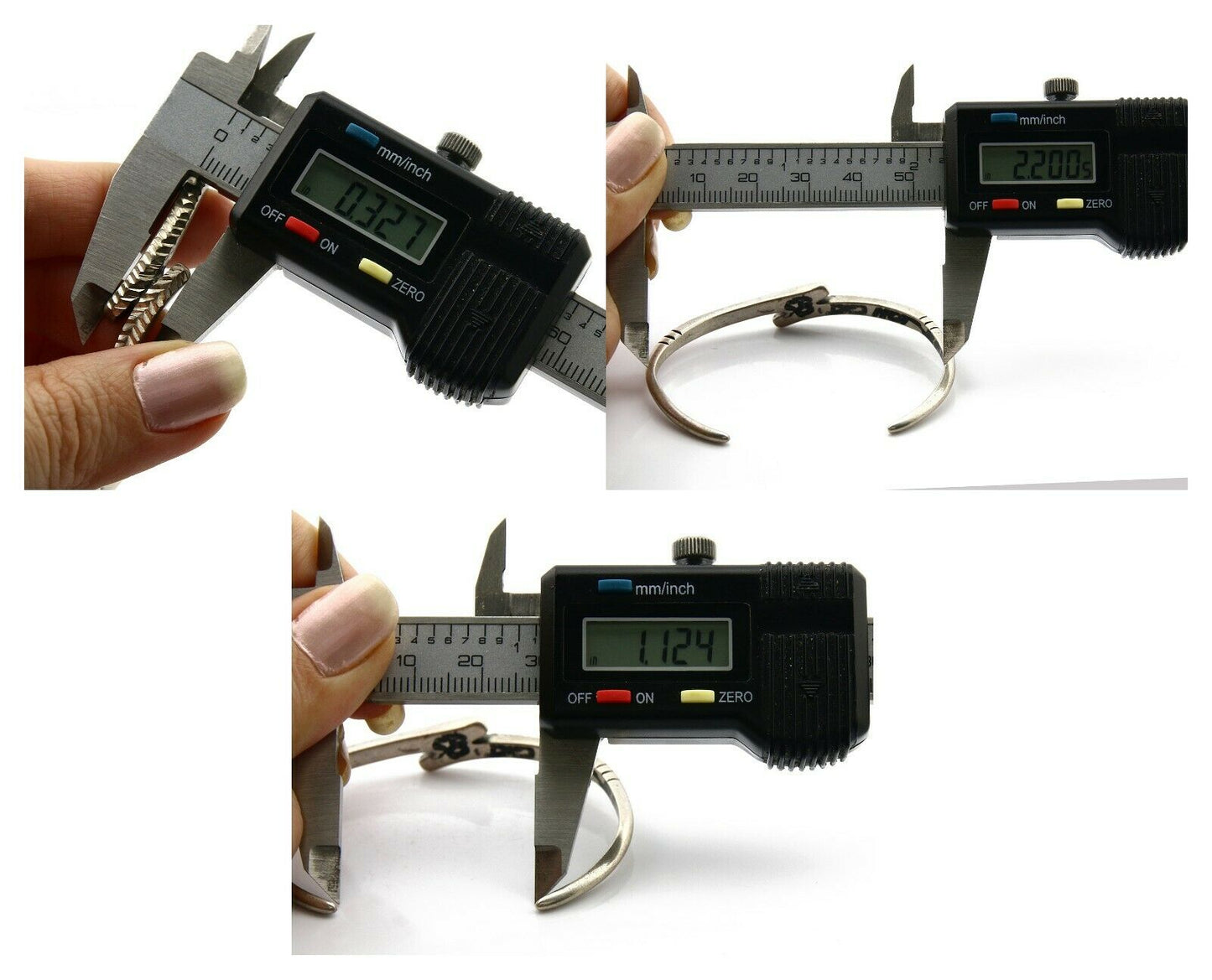 Navajo Handmade Bracelet .925 Silver Handmade Artist TB C.80's