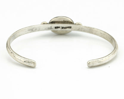 Navajo Bracelet .925 Silver Royston Turquoise Native American Artist C.90's