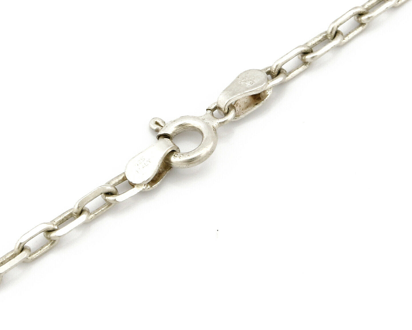 Women's Navajo Necklace .925 Silver Mediterranean Coral Pendant Signed