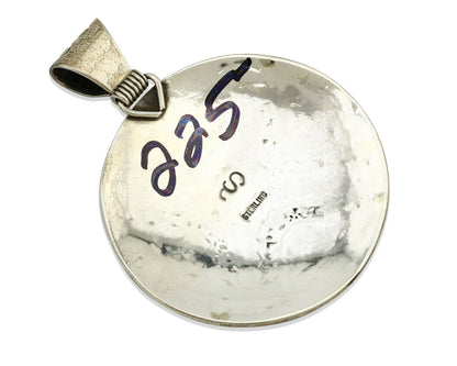 Navajo Necklace .925 Silver Kingman Turquoise Stanley Bain C.80's