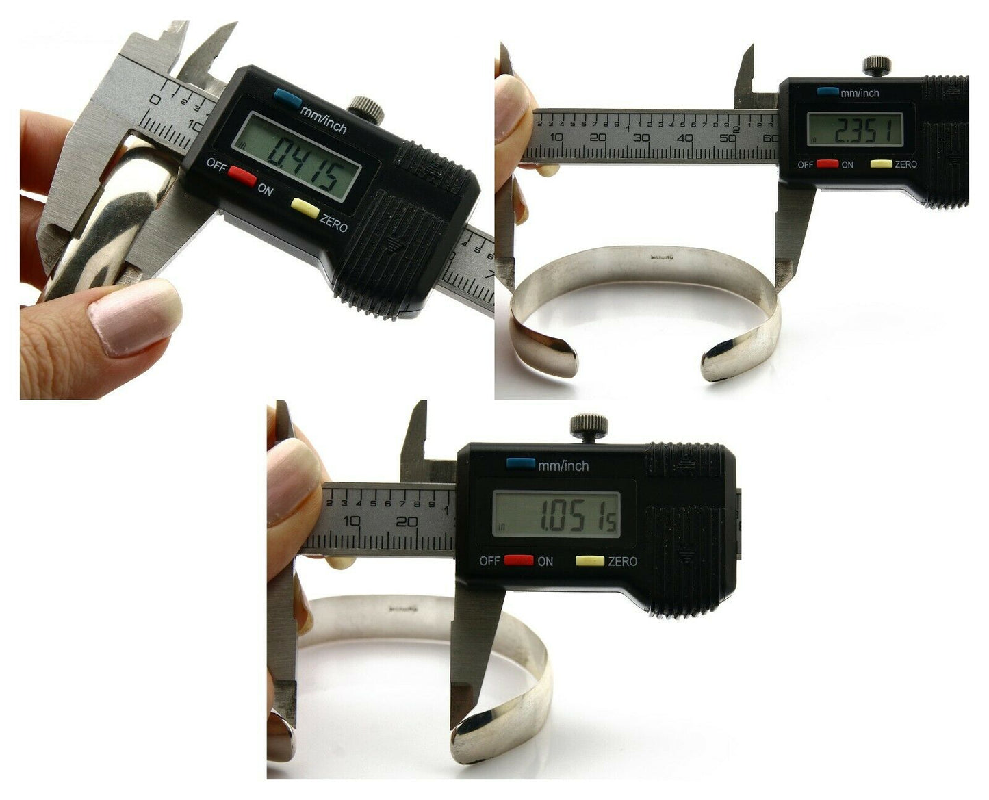 Navajo Handmade Bracelet .925 Silver Native Artist TAHE 80's