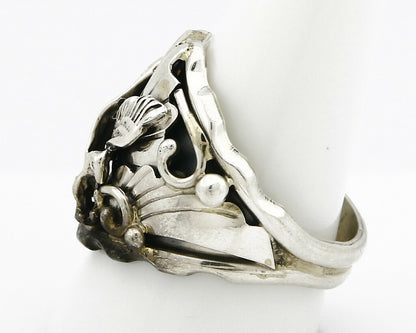 Navajo Eagle Ring .925 SOLID Silver Handmade Signed Artist S Circa 1980's