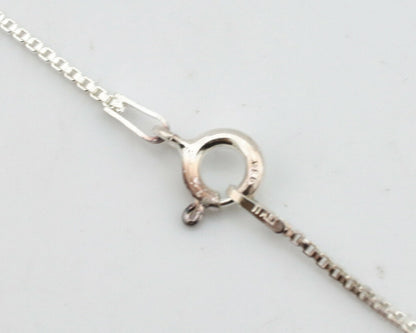 Navajo Kingman Turquoise Pendant .925 Silver Hand Stamped Signed Gecko C.80's