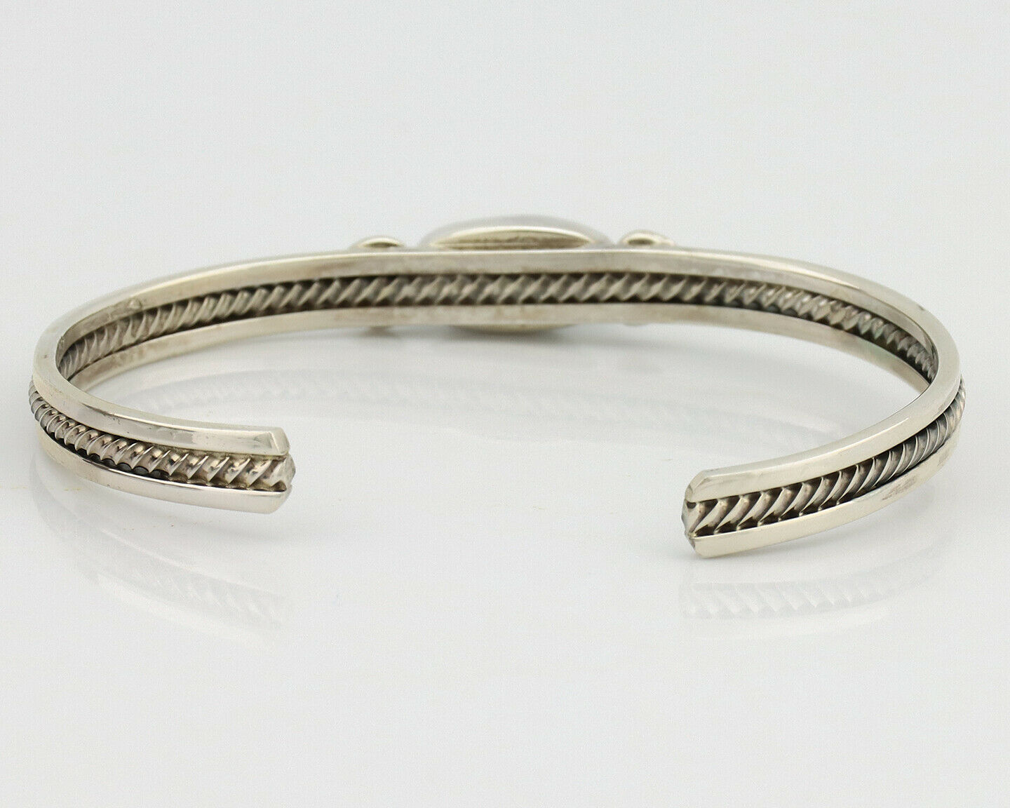 Women's Navajo .925 Silver Kingman Turquoise Artist Inca MFG Circa 1990's