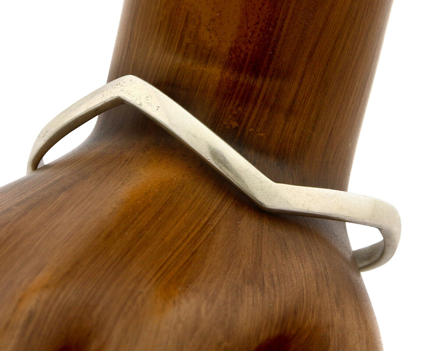 Navajo Bracelet .925 Silver Handmade Sand Cast Native American Artist Circa 70's