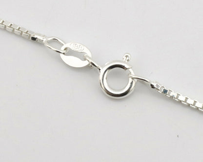 Navajo Necklace .925 Silver Spiderweb Turquoise Signed BB C.80's