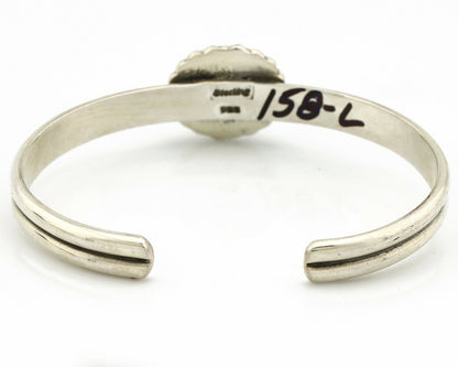 Navajo Bracelet .925 Silver Sleeping Beauty Turquoise Native American C.90's