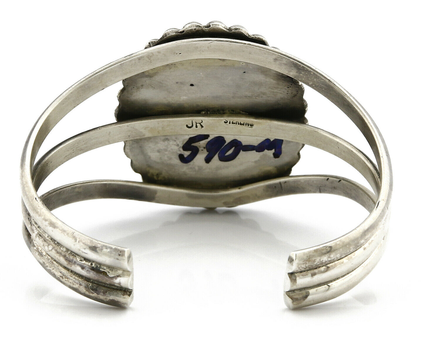 Women's .925 Silver Crescent Valley Turquoise Signed Jerry Roan C.80's