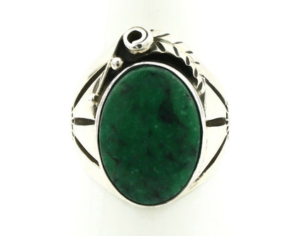 Navajo Ring .925 Silver Handmade Crescent Valley Native Artist C.80's