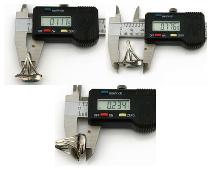 Navajo Ring .925 Silver Spiderweb Turquoise Artist Signed S King C.1980's