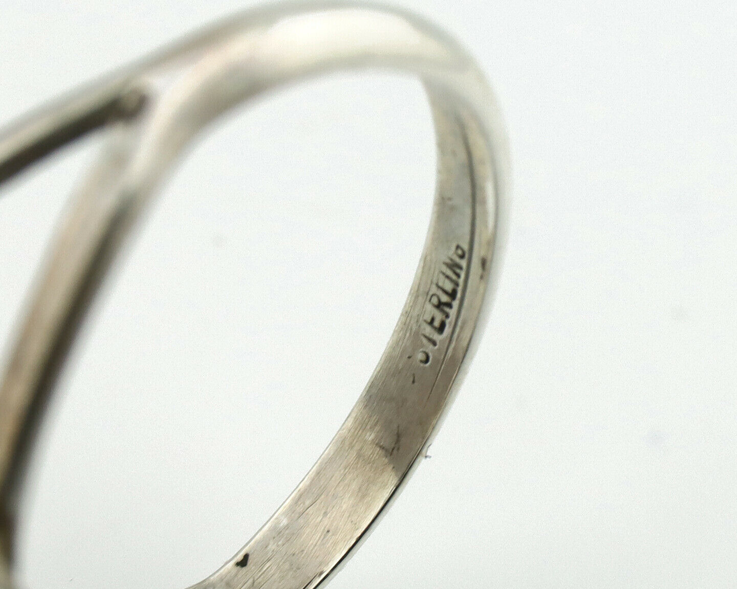 Navajo Ring .925 Silver Royston Turquoise Native American Artist Handmade C.80's