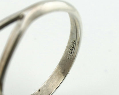 Navajo Ring .925 Silver Royston Turquoise Native American Artist Handmade C.80's