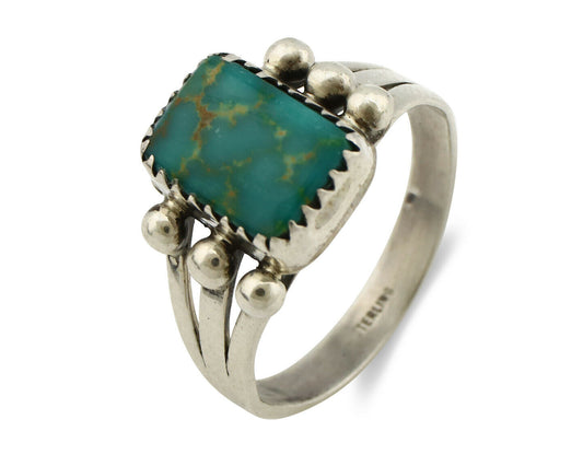 Navajo Shadow Blue Gem Turquoise Native American Artist C80s