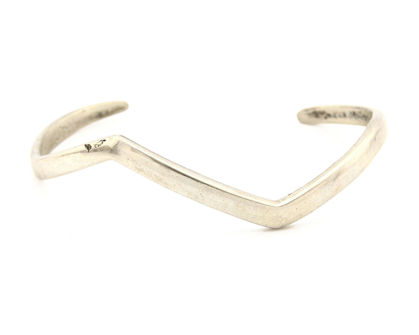 Navajo Bracelet .925 Silver Handmade Sand Cast Native American Artist Circa 70's