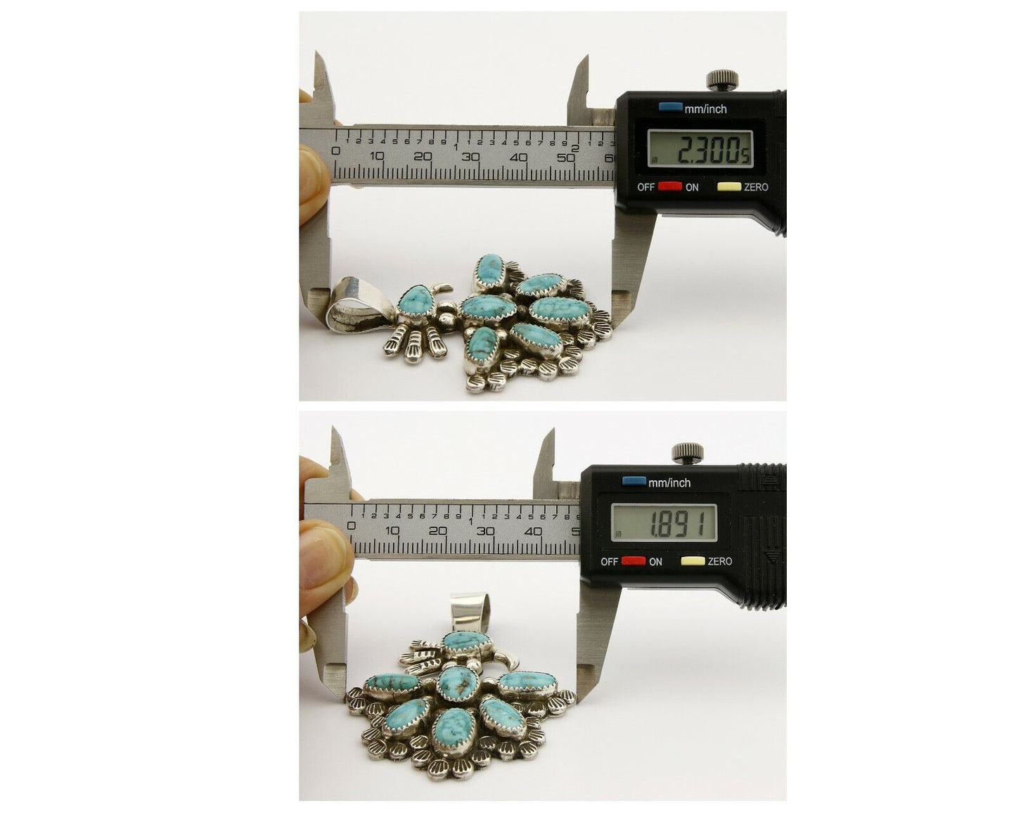 Navajo Signed "DS" Dorothy Secatero .925 Silver Thunderbird Pendant