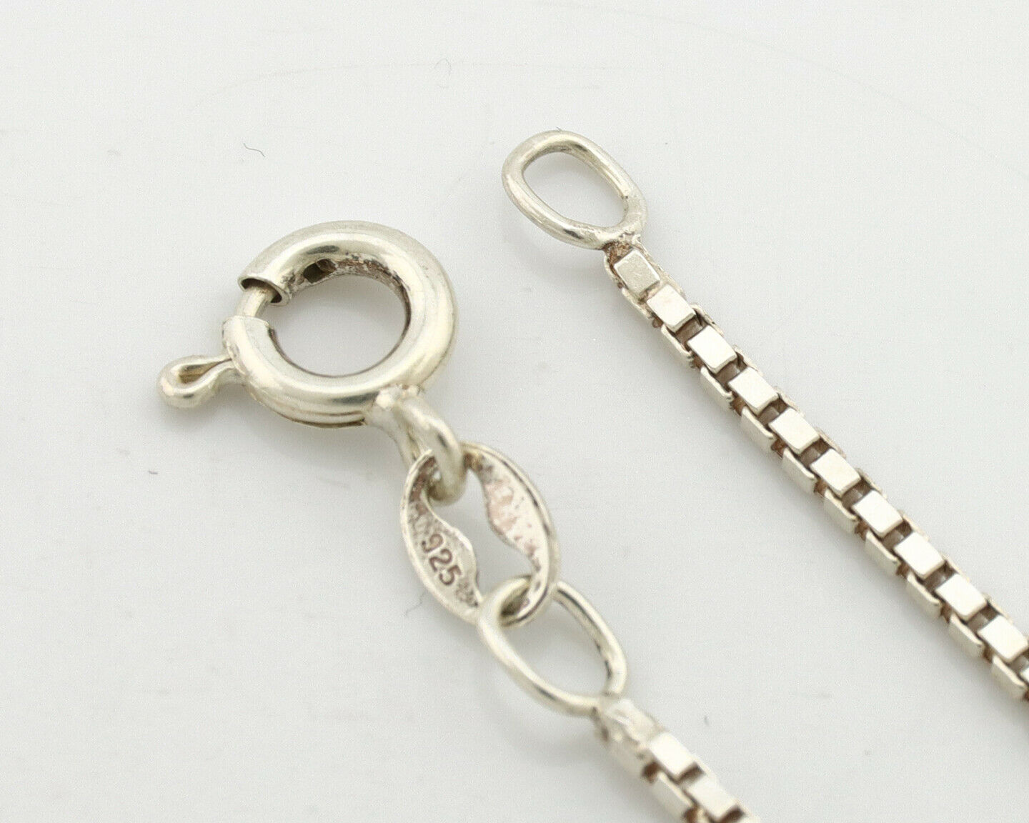 Navajo Handmade Pendant Necklace .925 Silver Artist Signed Sunrise C.80's