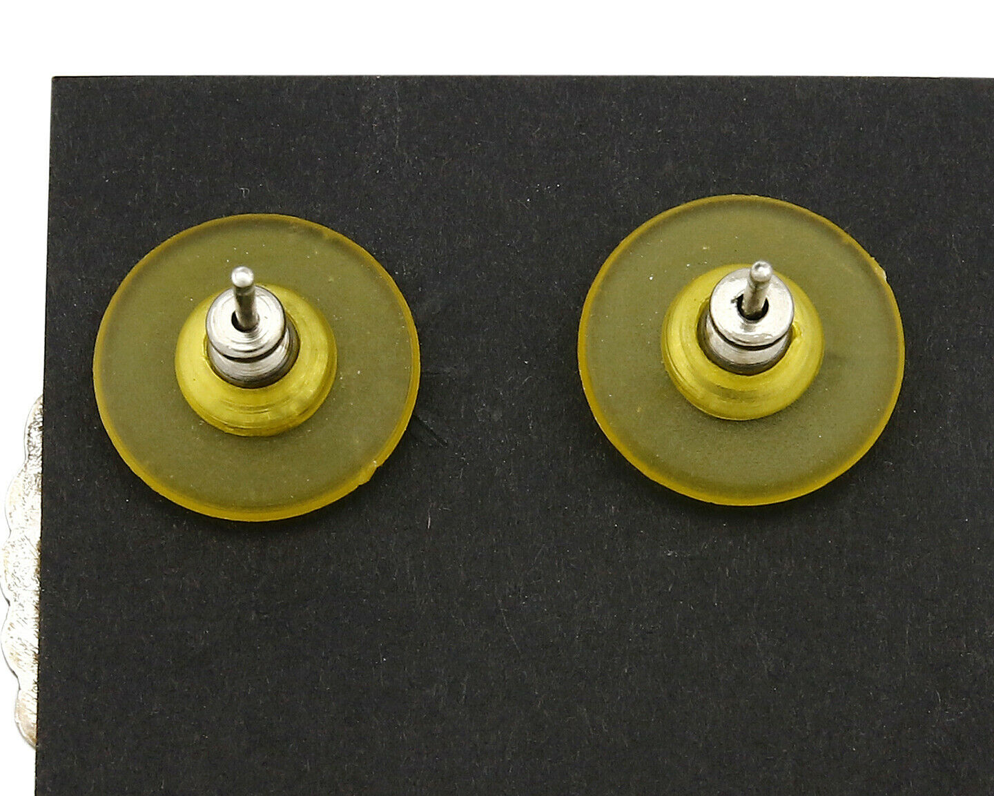 Women's Navajo Earrings .925 Silver Crescent Valley Turquoise Handmade Indian