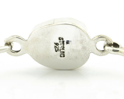 Navajo Bracelet .925 Silver Blue Arizona Turquoise Native American Artist C.90's