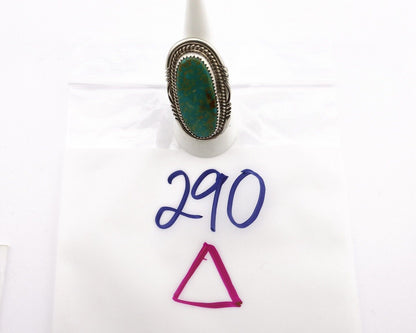 Navajo Ring 925 Silver Blue Turquoise Native Artist Signed Begay C.80s