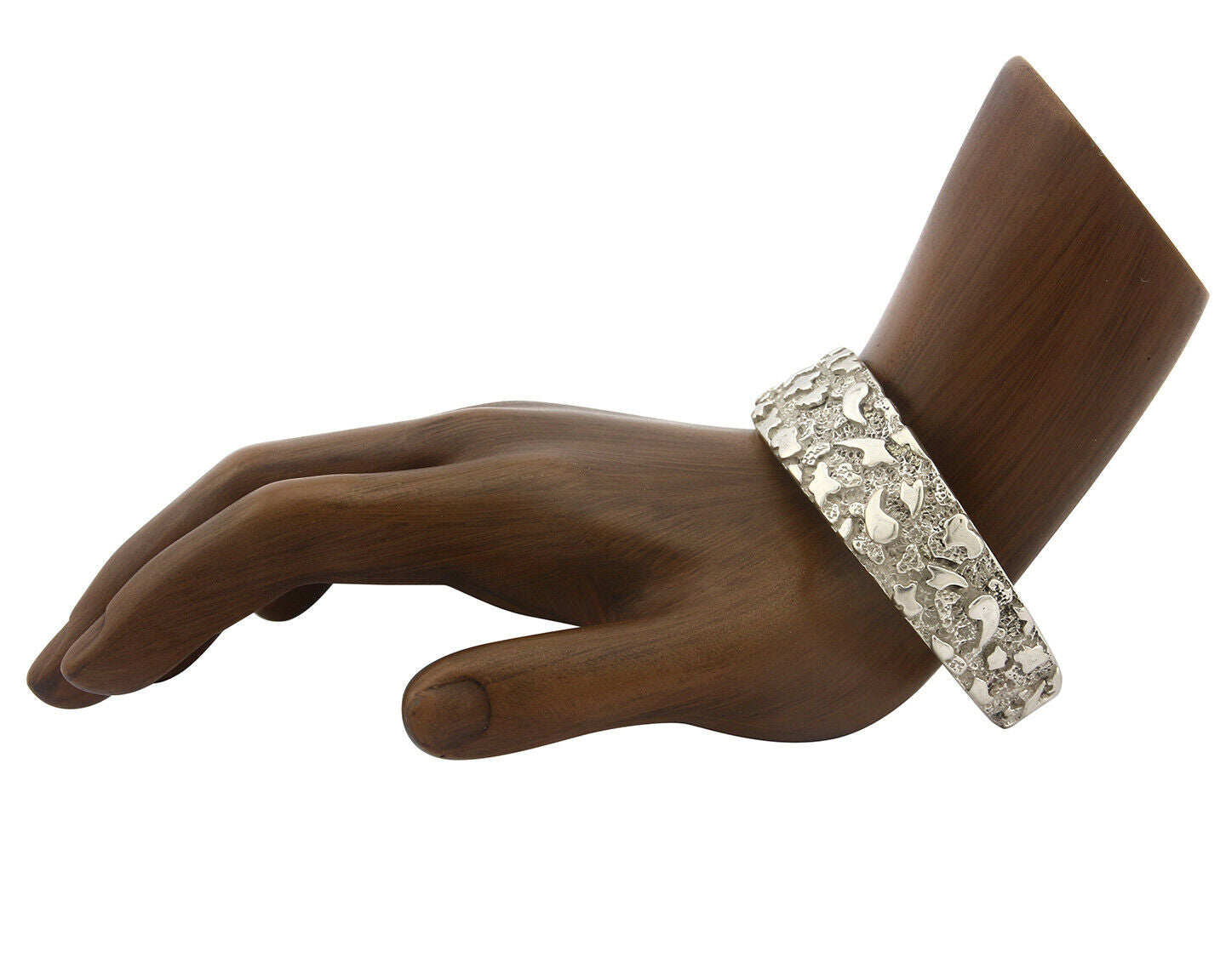 Navajo Bracelet .925 Silver Hand Stamped Arrow Head Signed Montoya C.80's