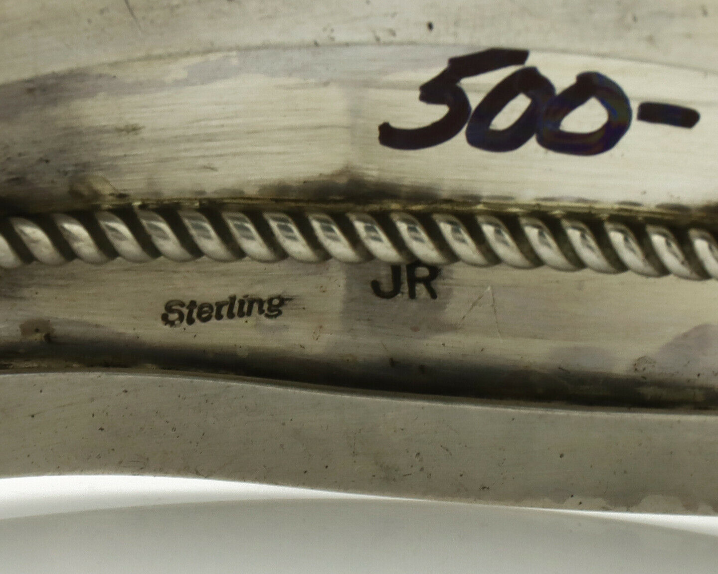 Navajo Bracelet .925 Silver Sleeping Beauty Turquoise Artist Josephine Rojas C90