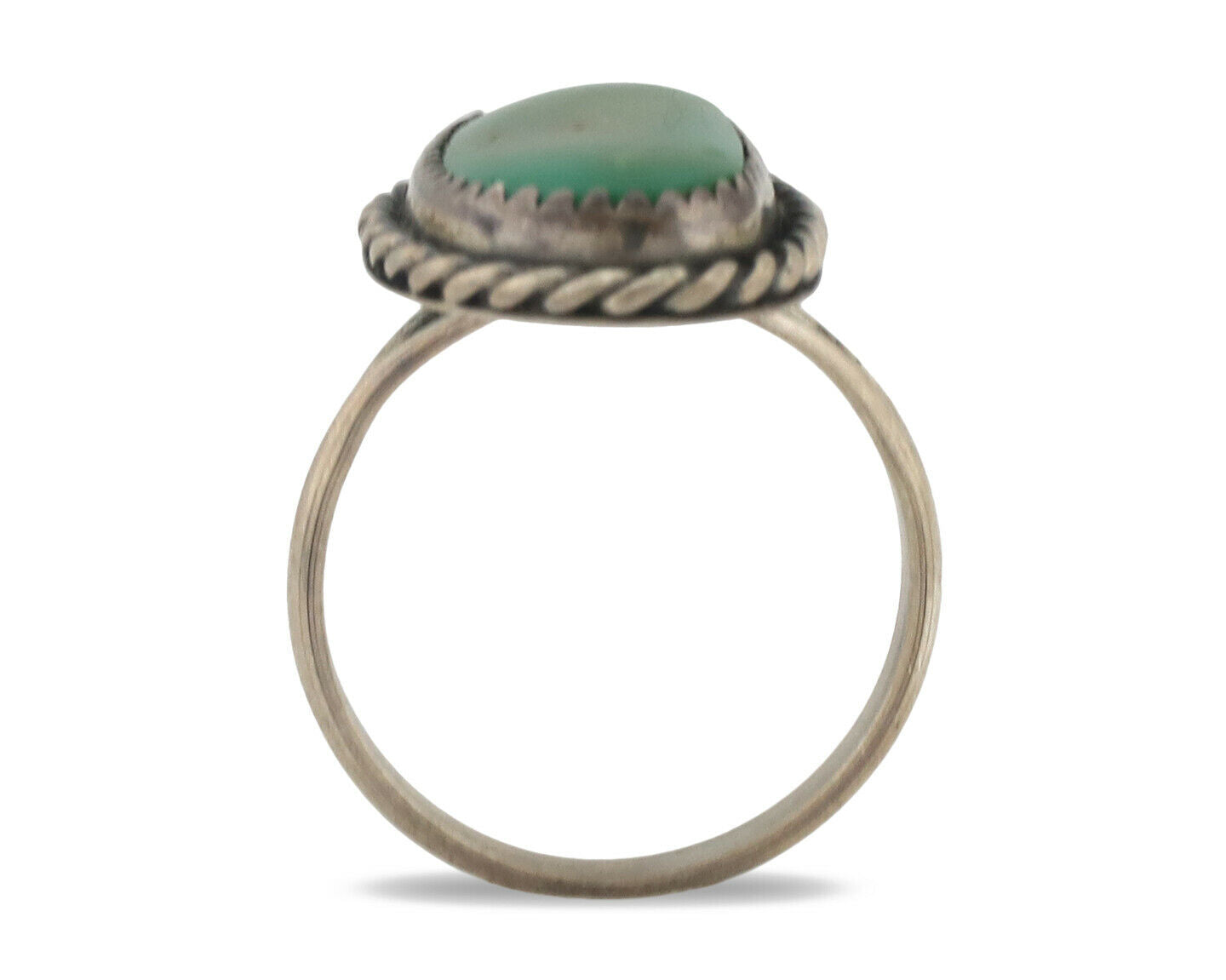 Navajo Ring .925 Silver Royston Turquoise Native Artist C.80's