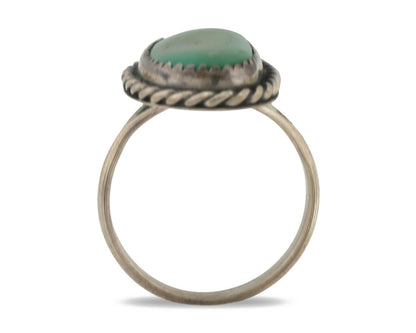 Navajo Ring .925 Silver Royston Turquoise Native Artist C.80's