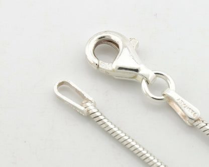 Navajo Kingman Turquoise Pendant .925 Silver Artist Signed Sunrise C.80's