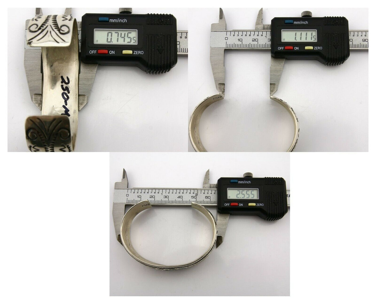 Navajo Bracelet .925 Silver Turquoise & Coral Cuff Signed Stanley Bain C.80's