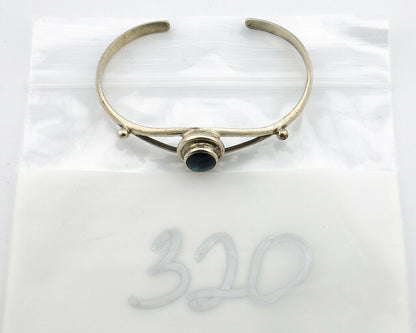 Navajo Bracelet .925 Silver Abalone Native American Artist C.90's