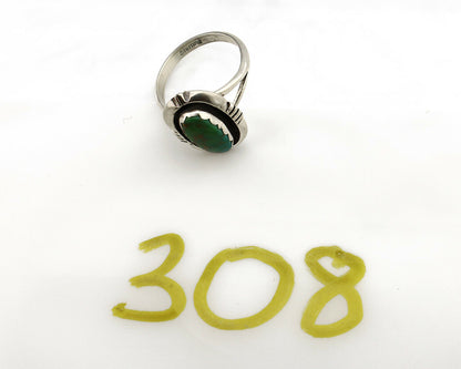 Navajo Ring .925 Silver Royston Turquoise Handmade Native American C.80's