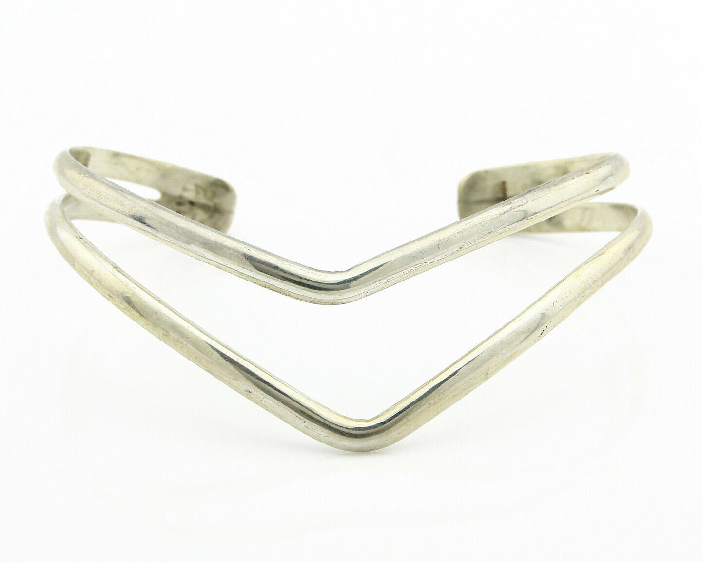 Navajo Handmade Bracelet .925 Silver Native Artist Rain Cloud C.80's