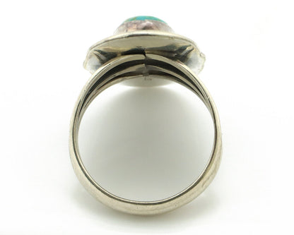 Navajo Ring 925 Silver Southwest Blue Turquoise Artist Signed Begay C.80's