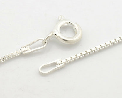 Navajo Necklace .925 Silver Kingman Turquoise Signed UP C.1980's